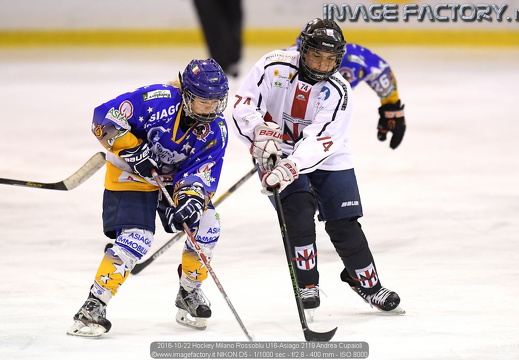 2016-10-22 Hockey Milano Rossoblu U16-Asiago (1-11)